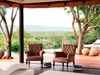Molori Molelo Suite antique tufted sitting chairs Madikwe South Africa
