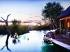 Molori Safari Lodge Madikwe Game Reserve pool at dusk