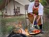 Tanda Tula Field Camp cooking on an open fire